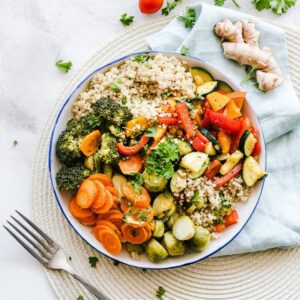 A vegetable salad.